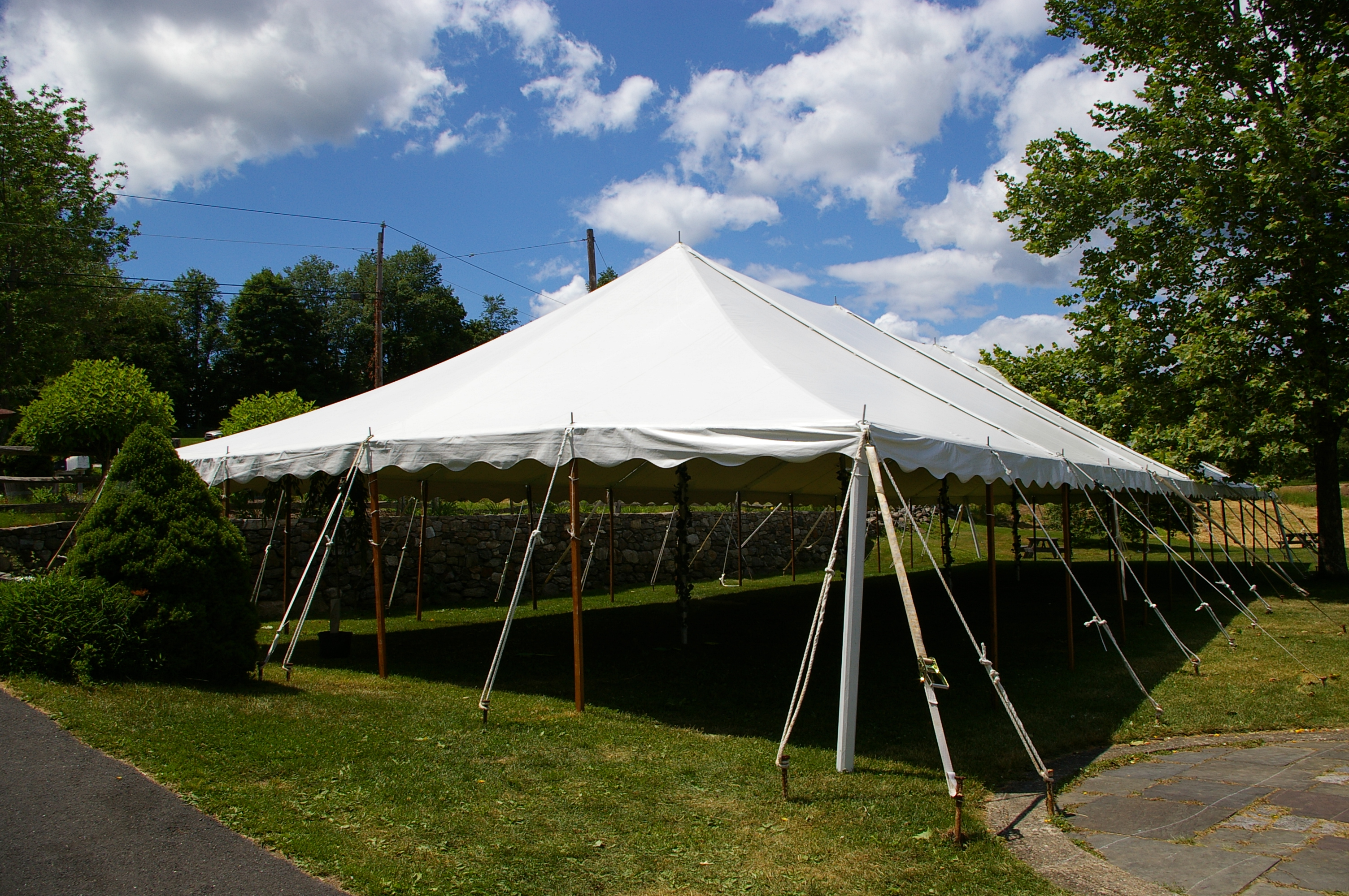 30x90 Pole Tent (2) – Expert Rental of Torrington