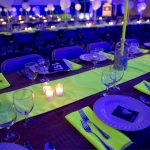 Neon Yellow Table Runners and Napkins