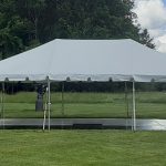 Patterned Floor Under Tent