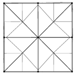 30x30 Frame Hardware Top Down