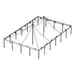 30x45 Pole With Globe Lights