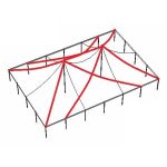 30x45 Pole With Sample Bistro Lighting Diagram