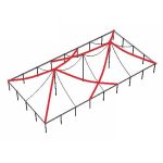 30x60 Pole With Sample Bistro Lighting Diagram