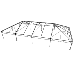 30x60 with 15'mids Wire Frame