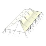 40x100 Pole Rendering from Top With Stake Lines