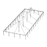 40x100 Pole With Globe Lights