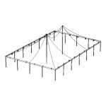 40x60 Pole With Globe Lights