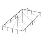 40x80 Pole With Globe Lights