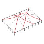 50X70 Pole With Sample Bistro Lighting Diagram