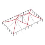 50X90 Pole With Sample Bistro Lighting Diagram