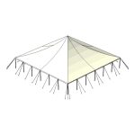 50x50 Pole Rendering from Top With Stake Lines