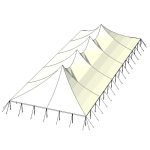 60x150 Pole Rendering from Top With Stake Lines