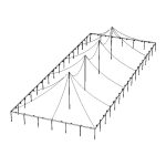 60x150 Pole With Globe Lights