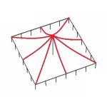 60x60 Pole With Sample Bistro Lighting Diagram