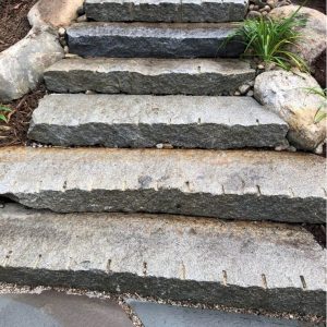 Hand Split Stone Steps