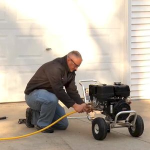Pressure Washer- Step 1- Connect Hose