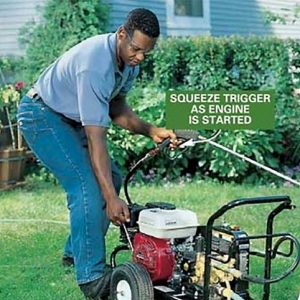 Pressure Washer- Step 5- Start Machine
