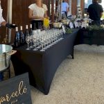 Spandex Table Cover In Use