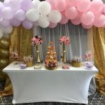 Spandex Table Cover In Use