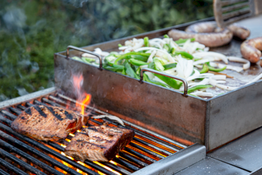 Griddle Half Plate In Use
