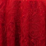 Paisley Lace- Red 737