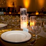 Table Setting- Gold Band