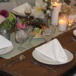 Table Setting- White Swirl